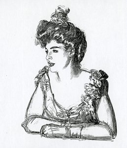 A Gibson Girl by Charles Dana Gibson
